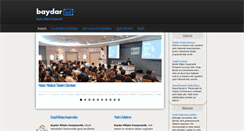 Desktop Screenshot of baydarbilisim.com